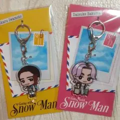 Snow Man　アクリルキーホルダー　岩本照　佐久間大介　　アクキー　すのチルのサムネイル