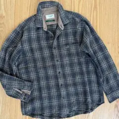 クロコダイル カジュアルシャツ シャツ メンズ トップス グレー 長袖