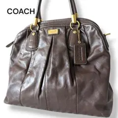 COACH コーチ　15228　ハンドバッグ　レザー　ブラウン