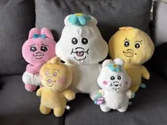おぱんちゅうさぎ　んぽちゃむ　きみまろ ぬいぐるみ5体セット