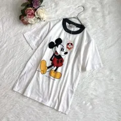 希少✨タグ付✨ウォルトディズニープロダクション（S）ミッキー Tシャツ レトロ