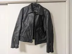 ​【美品】Schott 襟付 レザージャケット 牛革 アメリカ製