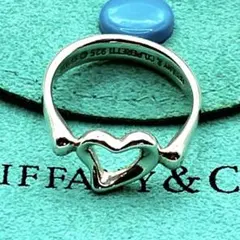 ソ18/Tiffany/ティファニー/オープンハート/シルバー/リング12号