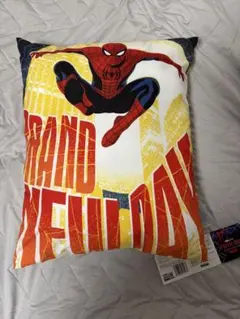 ラウンドワン限定MARVEL スパイダーマンクッションBRAND NEW DAY