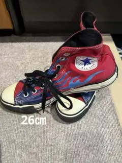 【converse】 26 イグナイト HI レッド ファイヤーパターンのサムネイル