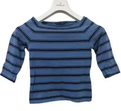 RALPH LAUREN ラルフローレン 七分袖 ボーダー Tシャツ M