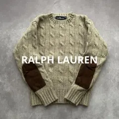 エルボーパッチ ニット