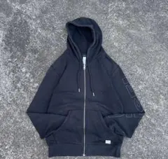 00s DIESEL フルジップ スウェットパーカー ブラック ロゴ Y2K