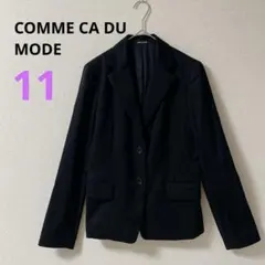 【COMME CA DU MODE】テーラードジャケット　ブラック　日本製　11