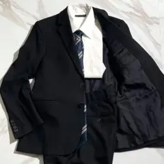 美品 SAINT LAURENT サンローラン スーツ セットアップ 黒 44