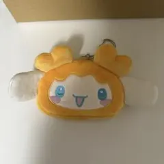 TWICE ジヒョ ぬいぐるみ風 ポーチ イエロー