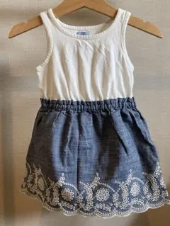 babyGap❁刺繍入りノースリーブワンピース❁80cm