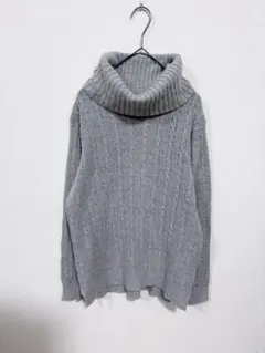 ハニーズ　コンフォートベーシック　グレーニットトップス　Lサイズ