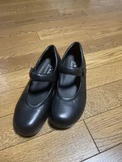 美品　shian シアン　レディース　革靴　ブラック