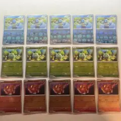 【15枚セット】 御三家/モンスターボールミラー/プロモ/151