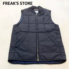 【最終値下げ】FREAK'S STORE キルティングベスト ネイビー Mサイズのサムネイル