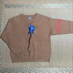 UNIF ブラウンニットセーター Mサイズ(L)のサムネイル