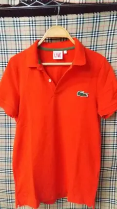 913 LACOSTE ポロシャツ オレンジ色 サイズ2