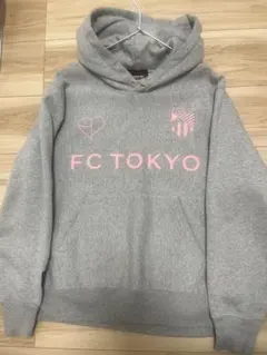 FC TOKYO BLACKPINK パーカー グレー