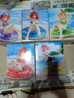美品！五等分の花嫁 Aqua Float Girls 5種セット フィギュアのサムネイル