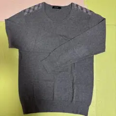 BURBERRY BLACK LABEL グレー セーター