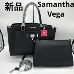 【定価18480円】　サマンサ　ベガ　新品　リボン トートバッグ A タグのサムネイル