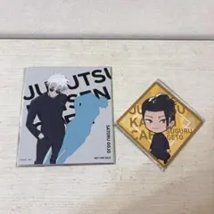 呪術廻戦 懐玉・玉折カフェ 五条悟 夏油傑 アートパネル コースター セット