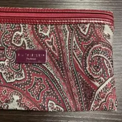 ETRO エトロ　ポーチ　総柄　ペイズリー　古着女子のサムネイル