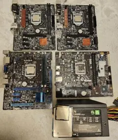 マザーボードと電源ユニット　ヒートシンク　ジャンク品 2026年最新】電源ユニット ジャンクの人気アイテム - メルカリ