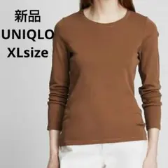 新品☆UNIQLO コットンフライスクルーネックT XLサイズ