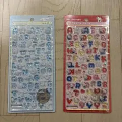 ボンボンドロップシール もじ moji シナモロール　ハローキティ　国内正規品