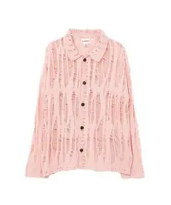 KAMIYA Distressed Knit Cardigan