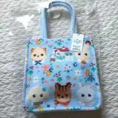FEILER フェイラー シルバニアファミリー トートバッグ ペールブルー