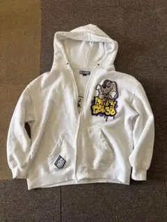 GALFY (ガルフィー) わんわん落書きパーカー WHITE