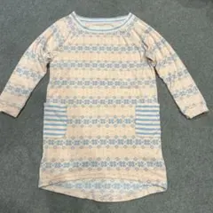 ユニクロ:ピンクと水色のフリースルームウェア