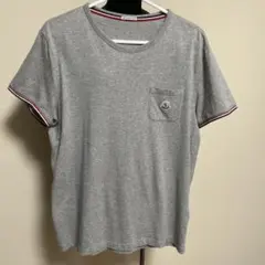 【美品】MONCLER グレー　Tシャツ ポケット付き