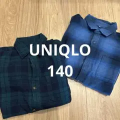 UNIQLO チェックシャツ　140