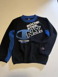 Champion クルーネック トレーナー 100cm 黒/青