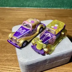 ディズニートミカ ラプンツェル ドリームスター ミニカー 2台セット　おもちゃ