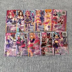 アイカツカード11枚セット セクシー トップス アクセサリー シューズ ボトムス