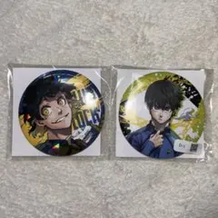 ブルーロック　くじメイト　D賞缶バッジ　蜂楽廻　潔世一　2個セット　原作絵
