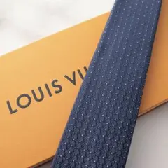 未使用 路易威登 LOUIS VUITTON 藏青色 領帶