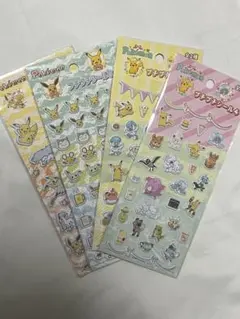 ポケットモンスター　プチプチシール3・4 4枚セット