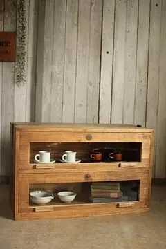 古い木製の引き出し5段　食器棚　キャビネット　古家具　古民家 古い木製の引き出し5段 食器棚 キャビネット 古家具 古民家