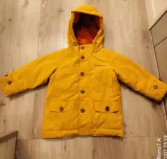 100 mont-bell イエロー中綿コート