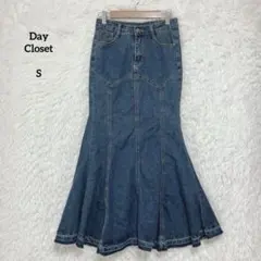デイクローゼット マニッシュマーメイドデニムスカート S 裾切りっぱなし