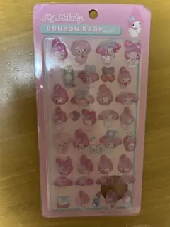 マイメロディー　シール　シール帳　ぷくぷくシール