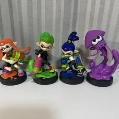 スプラトゥーン amiibo イカボーイ イカガール イカ 4体セットまとめ売り