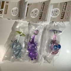 ピクミン　めじるしアクセサリー2 氷ピクミン、羽ピクミン、紫ピクミン　3体セット