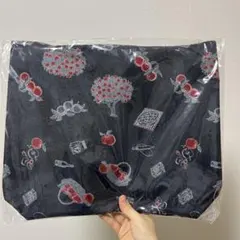 未開封 新品・未使用 市川園オリジナル スイートアップルトートバッグ りんご 黒